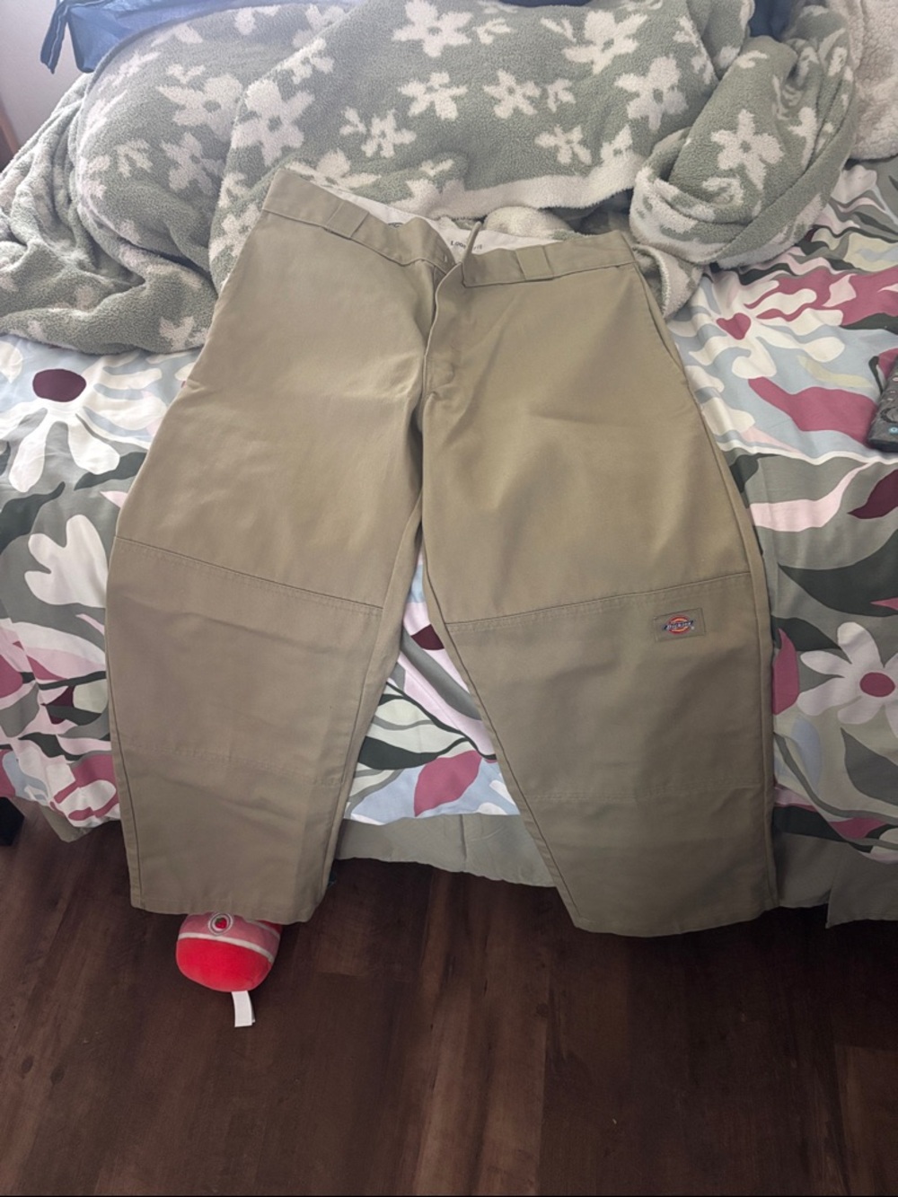 Dickies Men's Tan Work Cargo Pants - Straight Leg
